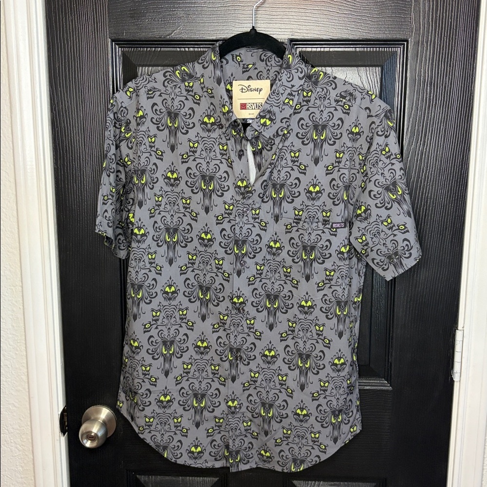 RSVLTS Disney’s Haunted Mansion Scary eyes men’s shirt